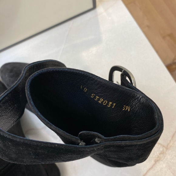 Saint Laurent Joplin Suede Ankle Boots - Picture 5 of 7